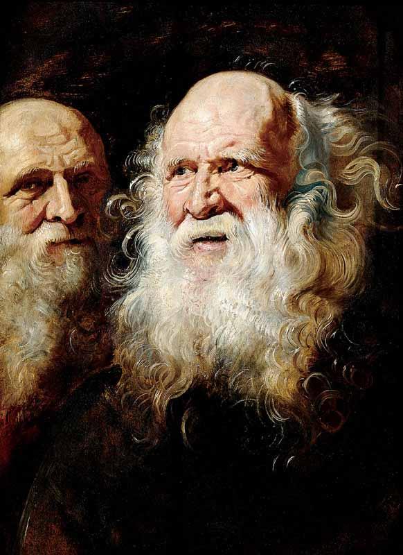 Peter Paul Rubens Study Heads of an Old Man oil painting picture